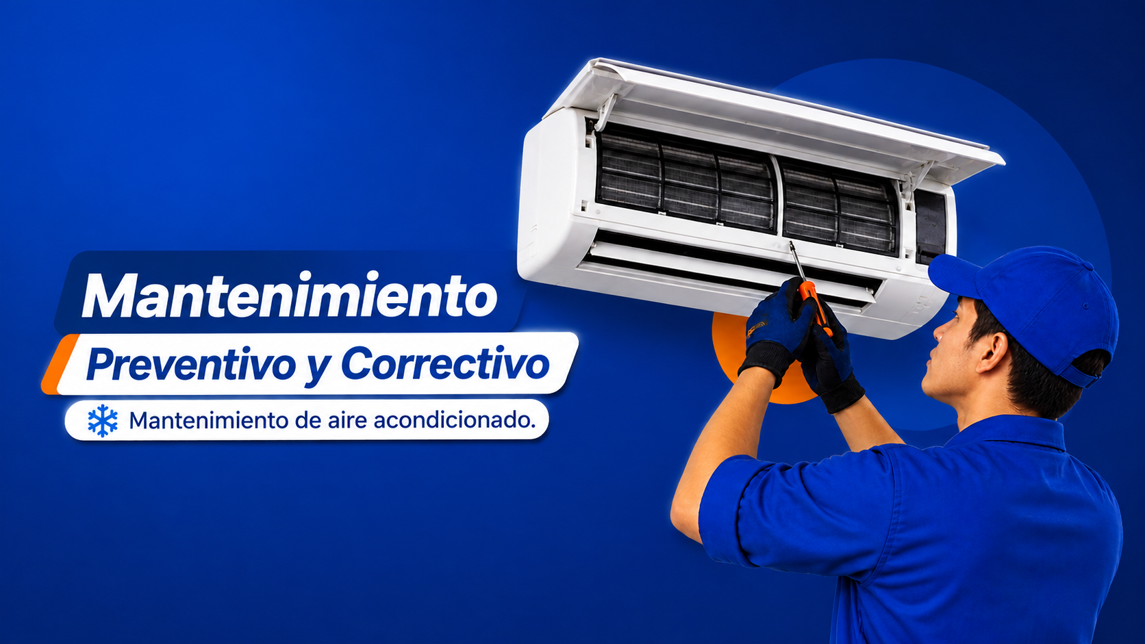 Mantenimiento preventivo y correctivo de aire acondicionado